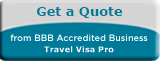 Travel Visa Pro BBB Business Review